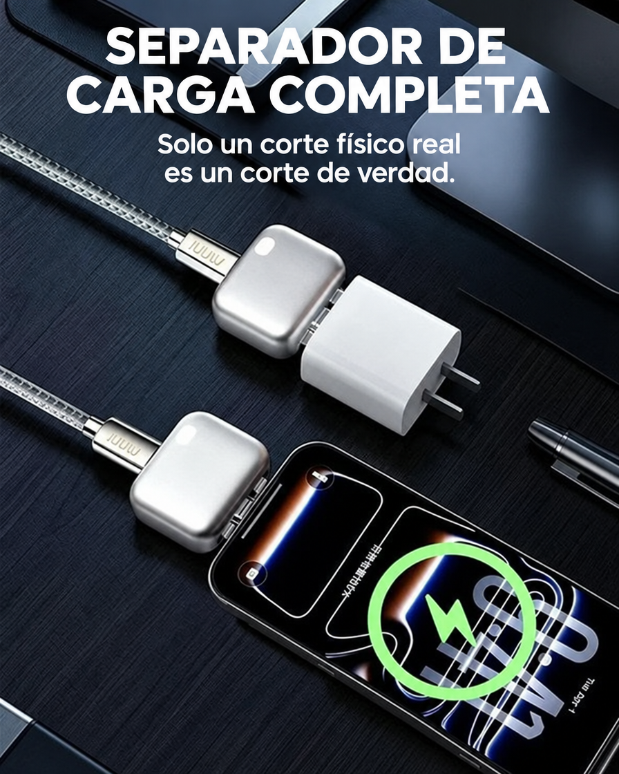 Separador de carga completa: solo un corte físico real es un corte de verdad